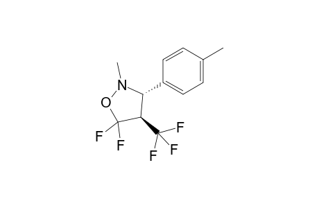 trans-2-Methyl-3-p-methylphenyl-5,5-difluoro-4-trifluoromethylisoxazolidine