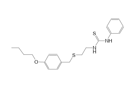 N-{2-[(4-butoxybenzyl)sulfanyl]ethyl}-N'-phenylthiourea