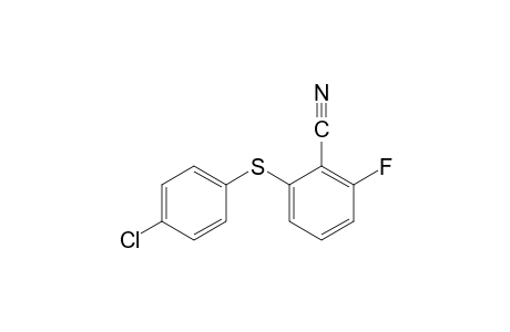 2-(4-Chlorophenylthio)-6-fluorobenzonitrile