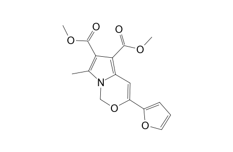 3-(2-furanyl)-7-methyl-1H-pyrrolo[1,2-c][1,3]oxazine-5,6-dicarboxylic acid dimethyl ester