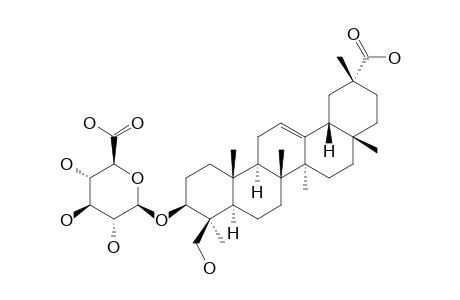 MYRIOSIDE-B;3-O-BETA-D-GLUCURONOPYRANOSYL-AZUKISAPOGENOL