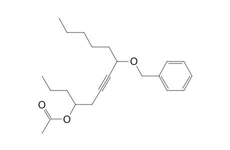 8-(Benzyloxy)tridec-6-yn-4-yl acetate