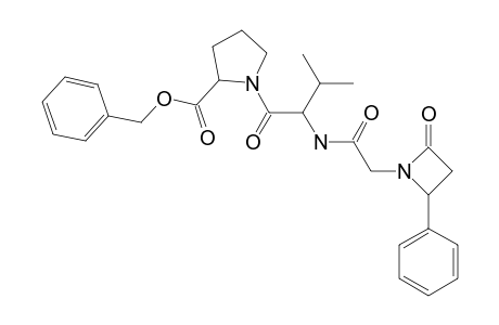 [2-[(R)-2-OXO-4-PHENYLAZETIDIN-1-YL]-ACETYL]-L-VALYL-L-PROLINE-BENZYLESTER