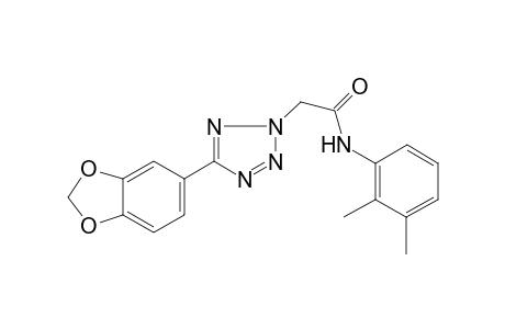 2-[5-(1,3-benzodioxol-5-yl)-1,2,3,4-tetrazol-2-yl]-N-(2,3-dimethylphenyl)ethanamide