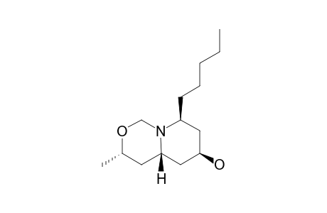 6-HYDROXY-3-METHYL-8-PENTYLPERHYDROPYRIDO-[1,2-C]-[1,3]-OXAZINE