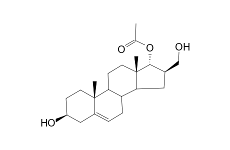 16.alpha.-Hydroxymethylandrost-5-ene-3.beta.,17.alpha.-diyl 17-acetate
