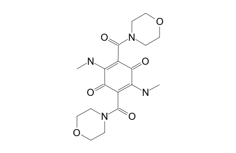 2,5-DIMETHYLAMINO-3,6-DIOXO-1,4-CYCLOHEXADIEN-1,4-DICARBOXYLIC-ACID-BIS-(4'-MORPHOLINYL)-AMIDE