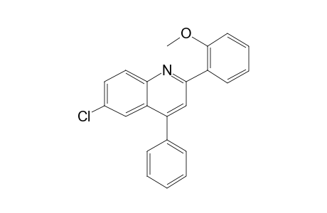 6-Chloro-2-(o-methoxyphenyl)-4-phenylquinoline