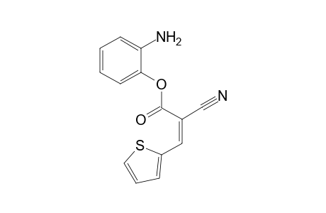 2'-Aminophenyl 2-cyano-3-(2''-thienyl)-2-propenoylate