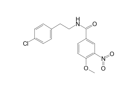 N-[2-(4-Chloro-phenyl)-ethyl]-4-methoxy-3-nitro-benzamide
