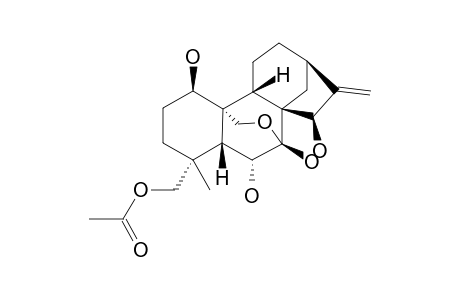 MAOESIN_B;19-ACETOXY-1-BETA,6-ALPHA,7-BETA,15-BETA-TETRAHYDROXY-7-ALPHA,20-EPOXY-ENT-KAUR-16-ENE