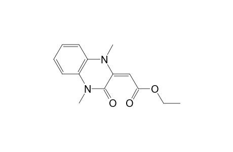 2-Ethoxycarbonylmethelene-1,4-dimethyl-3-oxo-1,2,3,4-tetrahydro-quinoxaline