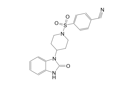 benzonitrile, 4-[[4-(2,3-dihydro-2-oxo-1H-benzimidazol-1-yl)-1-piperidinyl]sulfonyl]-