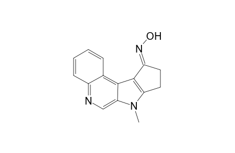 10-Hydroxyimino-7-methylcyclopentano[4,5]pyrrolo[2,3-c]quinoline