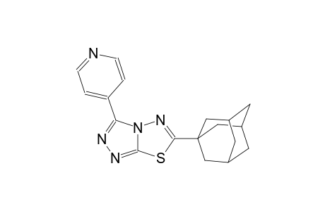 6-(1-adamantyl)-3-(4-pyridinyl)[1,2,4]triazolo[3,4-b][1,3,4]thiadiazole