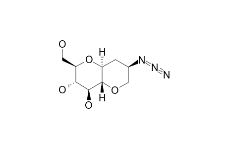 (1R,4R,6S,8R,9S,10S)-4-AZIDO-9,10-DIHYDROXY-8-HYDROXYMETHYL-2,7-DIOXABICYCLO-[4.4.0]-DECANE