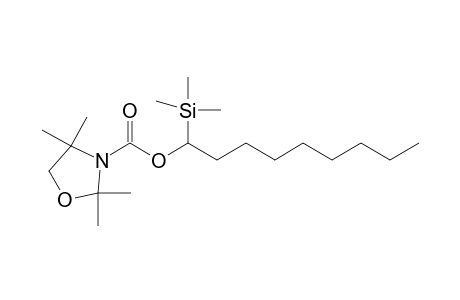 (1S)-1-(Trimethylsilyl)nonyl 2,2,4,4-tetramethyl-1,3-dioxazolidine-3-carboxylate
