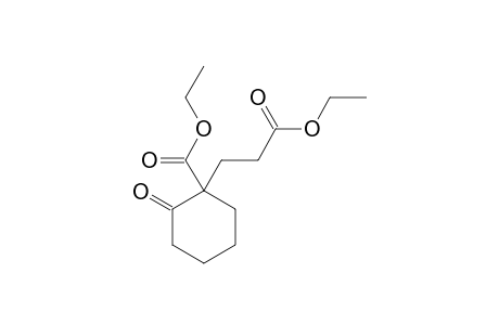 1-(2-Ethoxycarbonyl-ethyl)-2-oxocyclohexanecarboxylic acid, ethyl ester