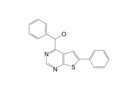 PHENYL-(6-PHENYLTHIENO-[2,3-D]-PYRIMIDIN-4-YL)-METHANOL
