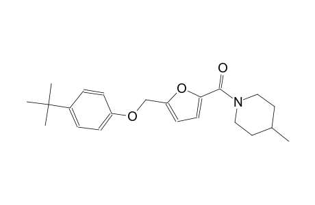 1-{5-[(4-tert-butylphenoxy)methyl]-2-furoyl}-4-methylpiperidine
