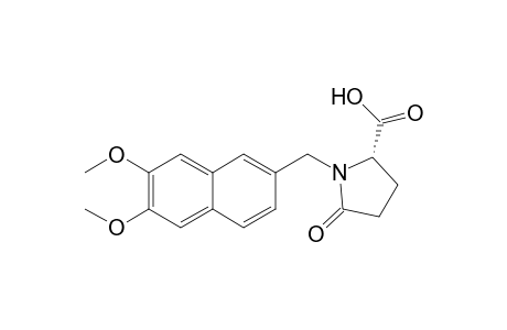 (S)-N-[(2,3-Dimethoxy-7-naphthyl)methyl]pyroglutamic acid