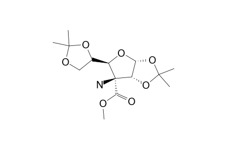 (3S)-3-C-AMINO-3-DEOXY-1,2:5,6-DI-O-ISOPROPYLIDENE-3-C-METHOXYCARBONYL-ALPHA-D-RIBOHEXOSE