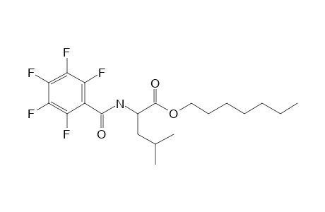 L-Leucine, N-pentafluorobenzoyl-, heptyl ester