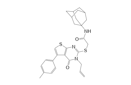acetamide, 2-[[3,4-dihydro-5-(4-methylphenyl)-4-oxo-3-(2-propenyl)thieno[2,3-d]pyrimidin-2-yl]thio]-N-tricyclo[3.3.1.1~3,7~]dec-1-yl-