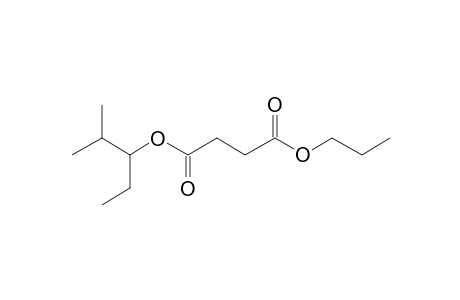 Succinic acid, 2-methylpent-3-yl propyl ester