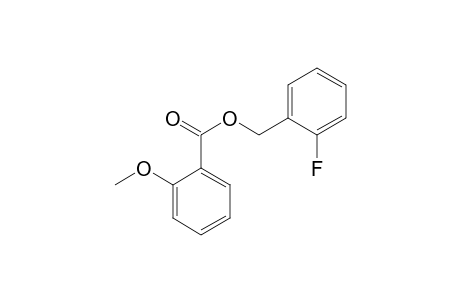 2-Methoxybenzoic acid 2-fluorobenzyl ester
