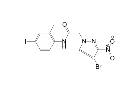1H-pyrazole-1-acetamide, 4-bromo-N-(4-iodo-2-methylphenyl)-3-nitro-