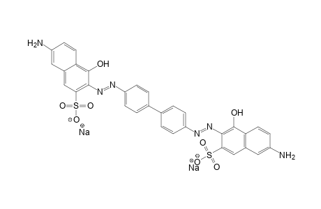 2-Naphthalenesulfonic acid, 3,3'-[[1,1'-biphenyl]-4,4'-diylbis(azo)]bis[7-amino-4-hydroxy-, disodium salt