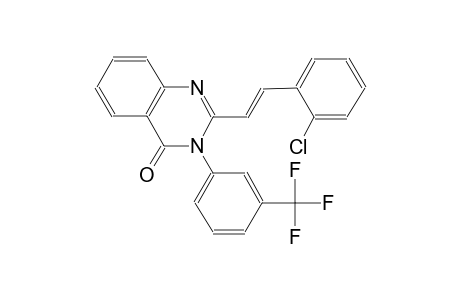 4(3H)-quinazolinone, 2-[(E)-2-(2-chlorophenyl)ethenyl]-3-[3-(trifluoromethyl)phenyl]-