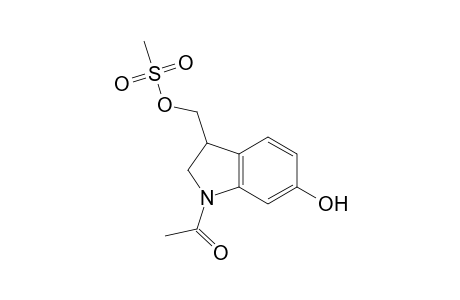 1-Acetyl-6-hydroxy-3-(methanesulfonyloxymethyl)indoline