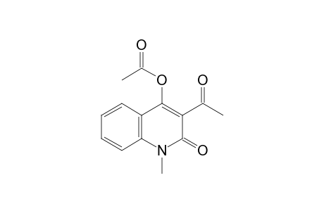 3-acetyl-1-methyl-2-oxo-1,2-dihydroquinolin-4-yl acetate