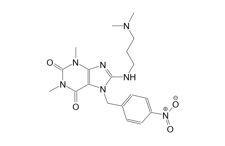 8-{[3-(dimethylamino)propyl]amino}-1,3-dimethyl-7-(4-nitrobenzyl)-3,7-dihydro-1H-purine-2,6-dione