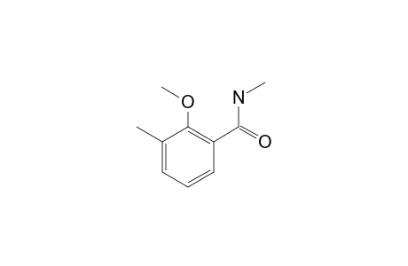 2-Methoxy-3-methylbenzamide, N-methyl-