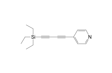 4-[4-(Triethylsilyl)-1,3-butadiynyl]pyridine