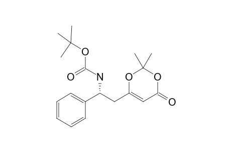 Tert-butyl (R)-(2-(2,2-dimethyl-4-oxo-4H-1,3-dioxin-6-yl)-1-phenylethyl)carbamate