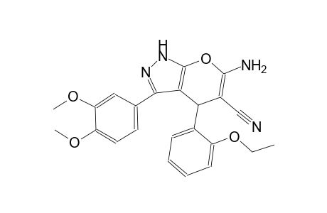 pyrano[2,3-c]pyrazole-5-carbonitrile, 6-amino-3-(3,4-dimethoxyphenyl)-4-(2-ethoxyphenyl)-1,4-dihydro-