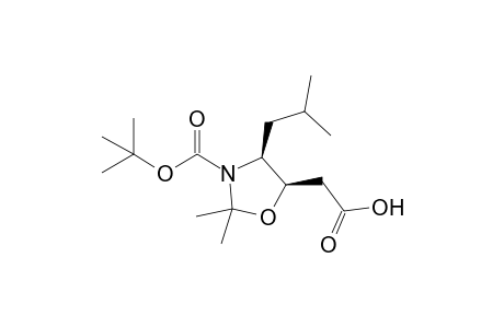 (4S,5R)-3-(tert-Butoxycarbonyl)-5-carboxymethyl-4-isobutyl-2,2-dimethyl-1,3-oxazolidine