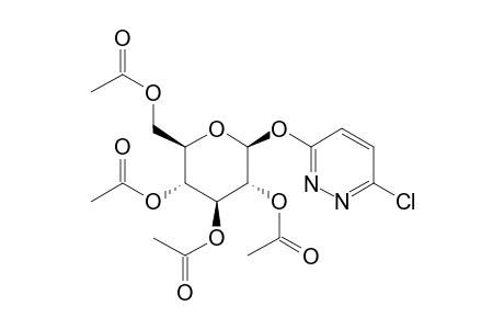 3-CHLORO-6-(beta-D-GLUCOPYRANOSYLOXY)PYRIDAZINE, TETRAACETATE (ESTER)