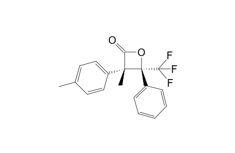 (3S,4S)-3-methyl-4-phenyl-3-p-tolyl-4-(trifluoromethyl)oxetan-2-one