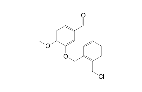 benzaldehyde,3-((2-chloromethyl)-phenyl)methoxy)-4-methoxy