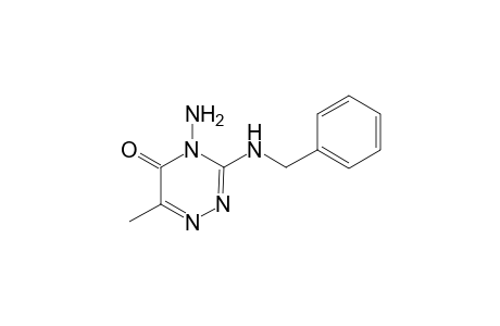 4-Amino-3-(benzylamino)-6-methyl-1,2,4-triazin-5(4H)-one