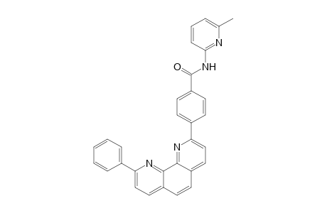 N-(6-Methylpyridin-2-yl)-4-(9-phenyl-1,10-phenanthrolin-2-yl)benzamide