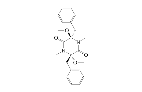 TRANS-3,6-DIBENZYL-3,6-DIMETHOXY-1,4-DIMETHYL-PIPERAZINE-2,5-DIONE