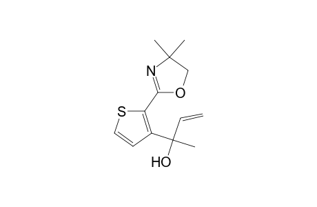 3-Thiophenemethanol, 2-(4,5-dihydro-4,4-dimethyl-2-oxazolyl)-.alpha.-ethenyl-.alpha.-methyl-