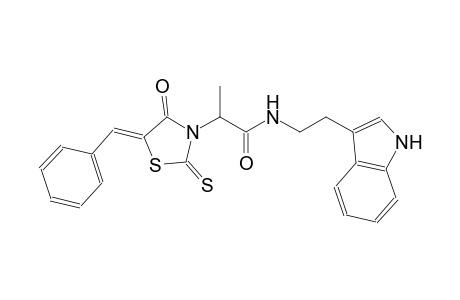 3-thiazolidineacetamide, N-[2-(1H-indol-3-yl)ethyl]-alpha-methyl-4-oxo-5-(phenylmethylene)-2-thioxo-, (5Z)-