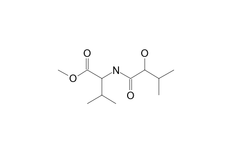 Methyl 2-[(2-hydroxy-3-methylbutanoyl)amino]-3-methylbutanoate